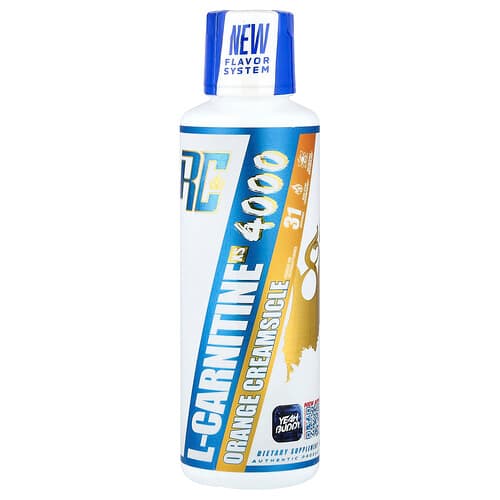 Ronnie Coleman, L-Carnitine XS™ 4000, Orange Creamsicle, 15.72 fl oz (465 ml)