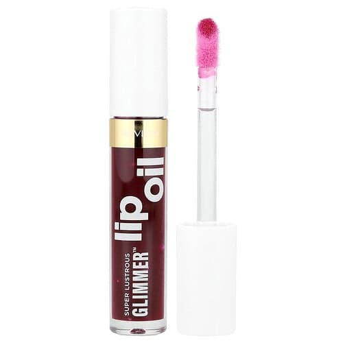 Revlon, Super Lustrous Glimmer™, Lip Oil, 006 Plum Pop, 0.13 fl oz (3.8 ml)