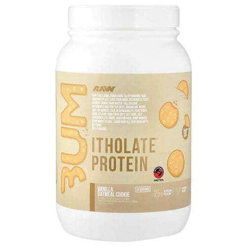 Raw Nutrition, Bum, Itholate® Protein, Vanilla Oatmeal Cookie, 29.1 oz (825 g)