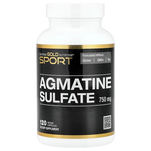 California Gold Nutrition, Agmatine Sulfate, 750 mg, 120 Veggie Capsules