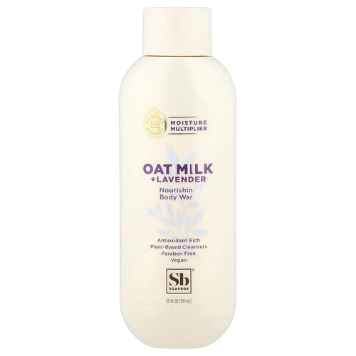 Soapbox, Nourishing Body Wash, Oat Milk + Lavender, 20 fl oz (591 ml)