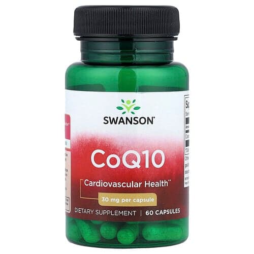 Swanson Vitamins, CoQ10, 30 mg, 60 Capsules