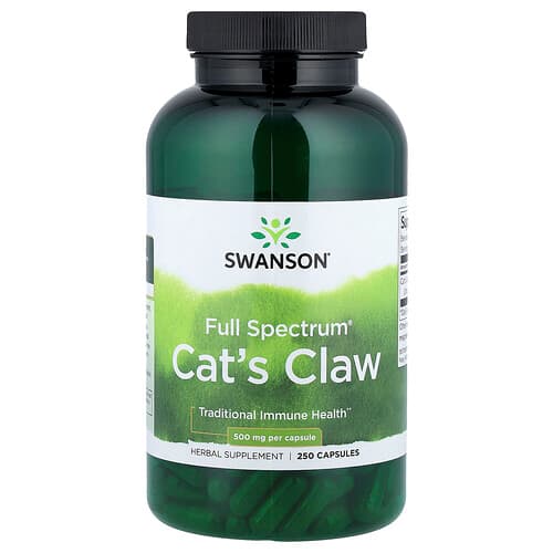 Swanson Vitamins, Full Spectrum® Cat's Claw, 250 Capsules (500 mg per Capsule)