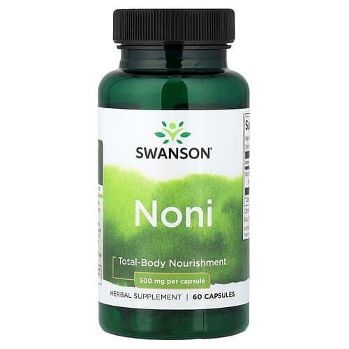 Swanson Vitamins, Noni, 60 Capsules (500 mg per Capsule)
