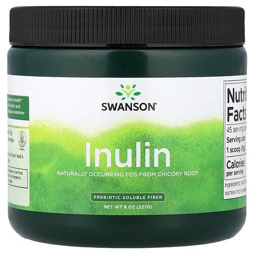 Swanson Vitamins, Inulin, Prebiotic Soluble Fiber, 8 oz (227 g)