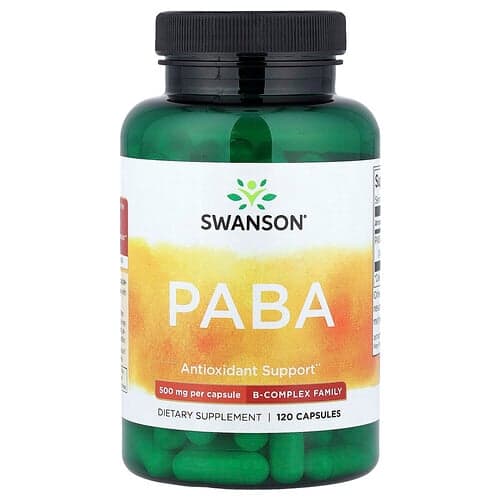 Swanson Vitamins, PABA, 500 mg, 120 Capsules