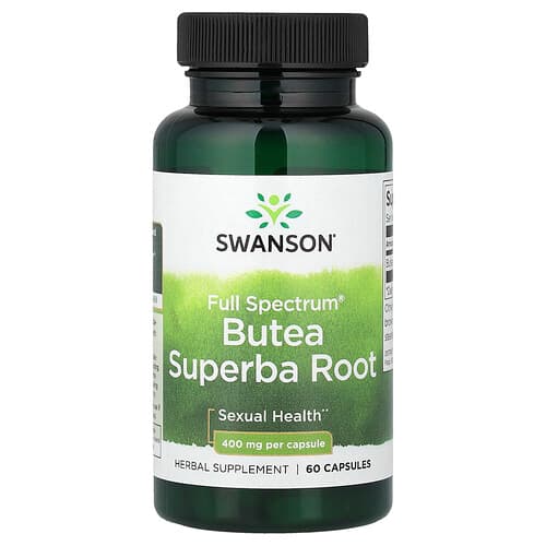 Swanson Vitamins, Full Spectrum®, Butea Superba Root, 400 mg, 60 Capsules