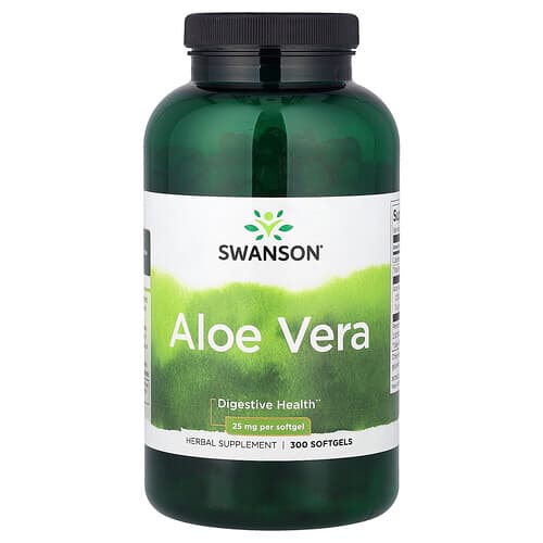 Swanson Vitamins, Aloe Vera, 25 mg, 300 Softgels