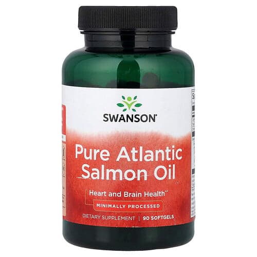 Swanson Vitamins, Pure Atlantic Salmon Oil, 90 Softgels