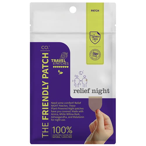 The Friendly Patch, Travel Patches, Relief Night, 8 Patches
