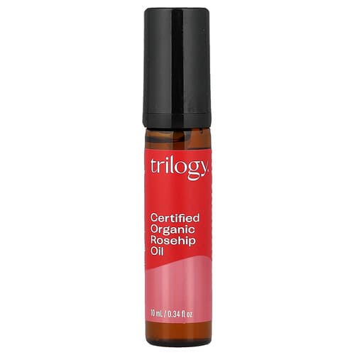Trilogy, Certified Organic Rosehip Oil, For All Skin Types, 0.34 fl oz (10 ml)