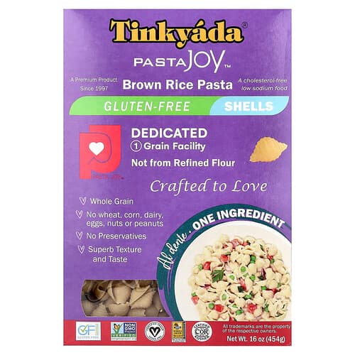 Tinkyada, Brown Rice Pasta, Shells, 16 oz (454 g)