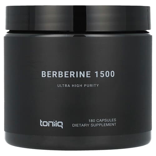 Toniiq, Berberine 1500, 180 Capsules (500 mg per Capsule)