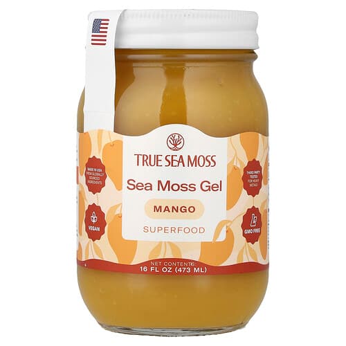 True Sea Moss, Sea Moss Gel Superfood, Mango, 16 fl oz (473 ml)