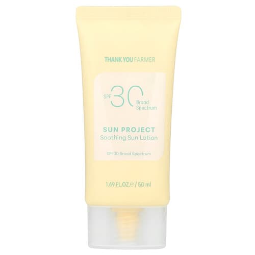 Thank You Farmer, Sun Project, Soothing Sun Lotion, SPF 30 , 1.69 fl oz (50 ml)