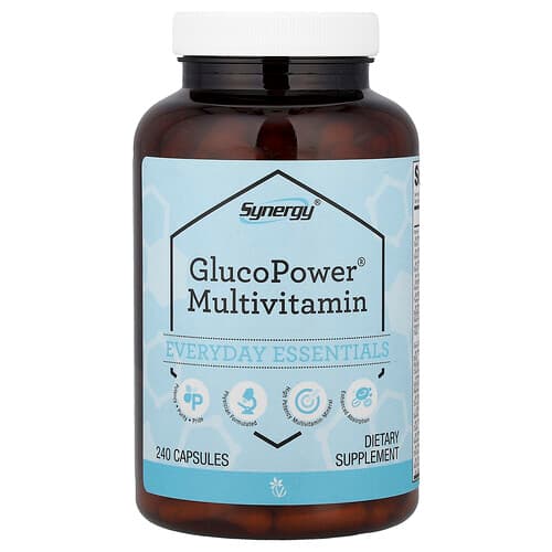 Vitacost, Synergy®, GlucoPower® Multivitamin, 240 Capsules