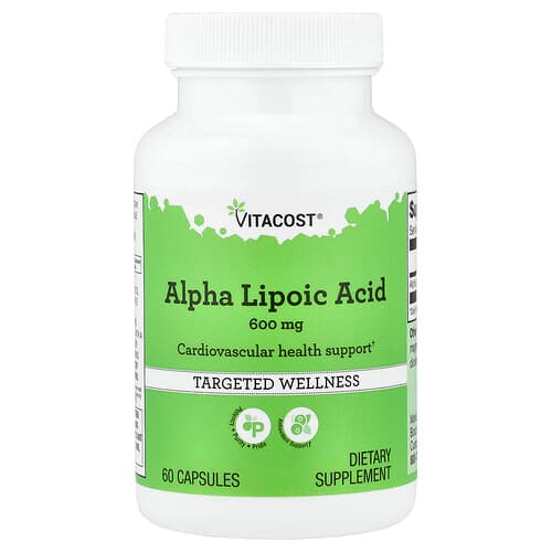 Vitacost, Alpha Lipoic Acid, 600 mg, 60 Capsules