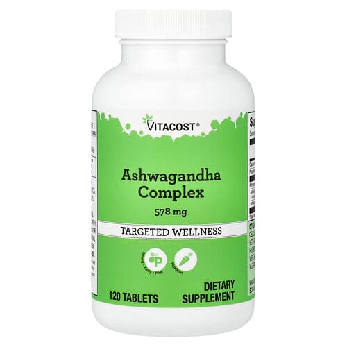 Vitacost, Ashwagandha Complex, 578 mg, 120 Tablets