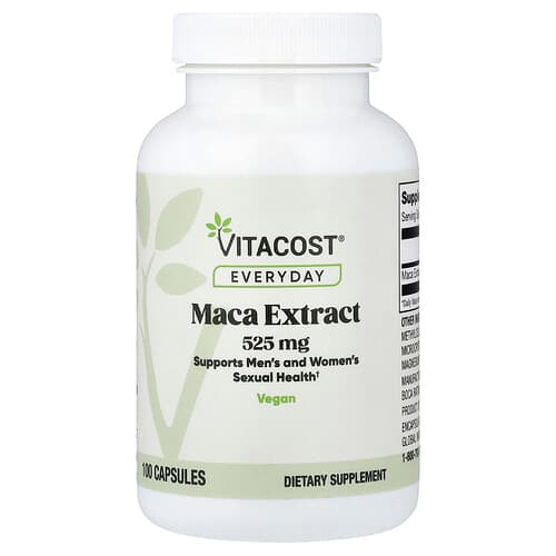 Vitacost, Everyday, Maca Extract, 525 mg, 100 Capsules