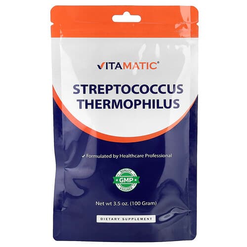 Vitamatic, Streptococcus Thermophilus, 3.5 oz (100 g)