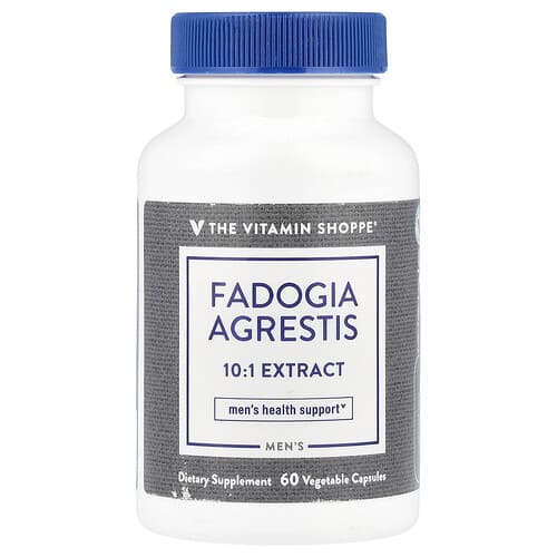 The Vitamin Shoppe, Men's Fadogia Agrestis, 60 Vegetable Capsules (600 mg per Capsule)