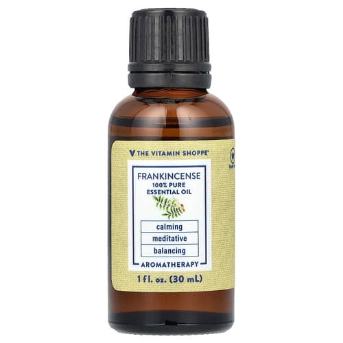 The Vitamin Shoppe, 100% Pure Essential Oil, Frankincense , 1 fl oz (30 ml)