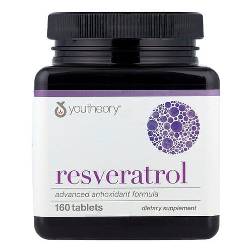 Youtheory, Resveratrol, 160 Tablets