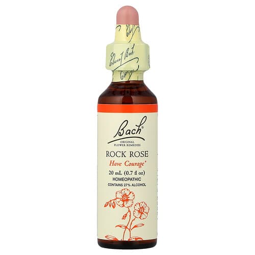 Bach, Original Flower Remedies, Rock Rose, 0.7 fl oz (20 ml)