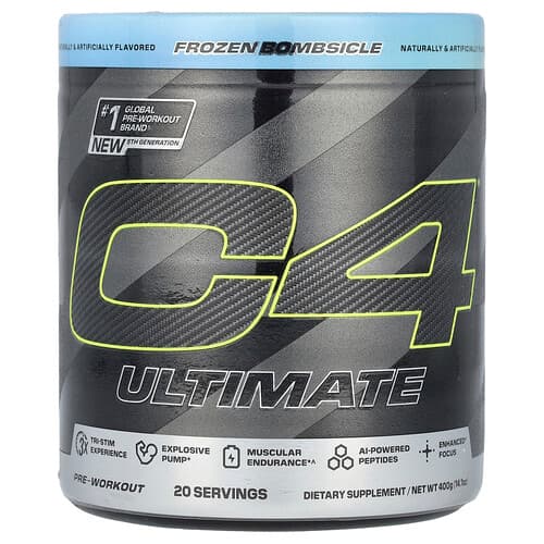 C4 / Cellucor, C4® Ultimate, Pre-Workout, Frozen Bombsicle, 14.1 oz (400 g)