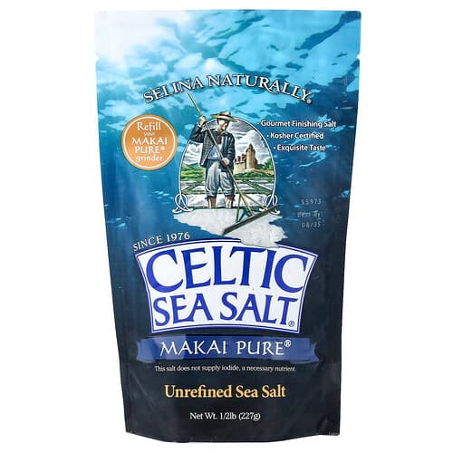Celtic Sea Salt, Makai Pure®, Unrefined Sea Salt, 1/2 lb (227 g)