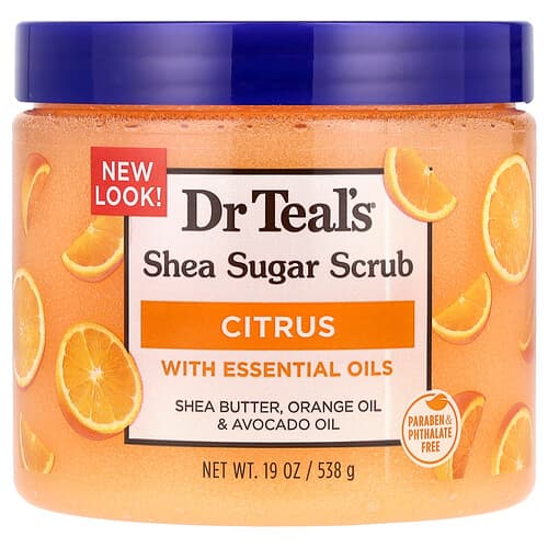 Dr. Teal's, Shea Sugar Scrub, Citrus, 19 oz (538 g)