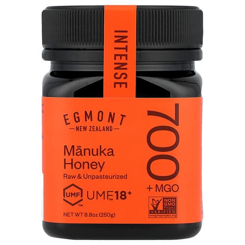 Egmont Honey, Manuka Honey, Raw & Unpasteurized, UMF™ 18+, MGO 700+, 8.8 oz (250 g)