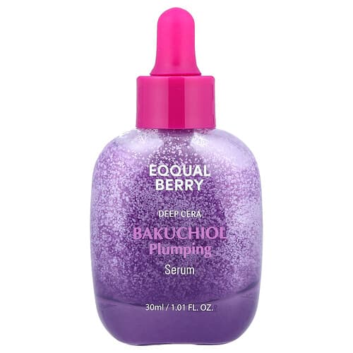 EQQUALBERRY, Deep Cera Bakuchiol Plumping Serum , 1.01 fl oz (30 ml)