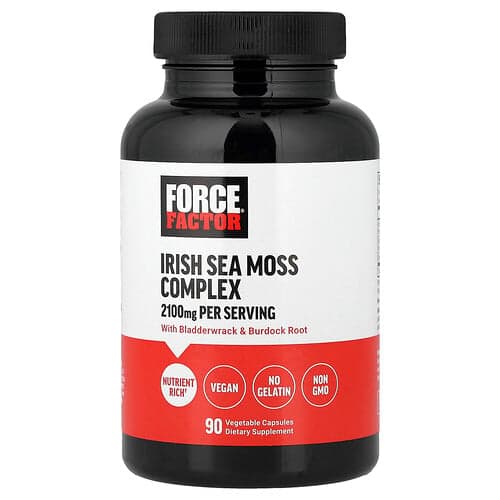 Force Factor, Irish Sea Moss Complex, 90 Vegetable Capsules