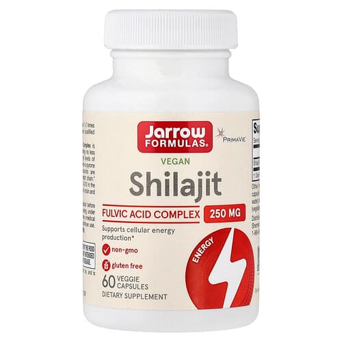 Jarrow Formulas, Vegan Shilajit, 250 mg, 60 Veggie Capsules