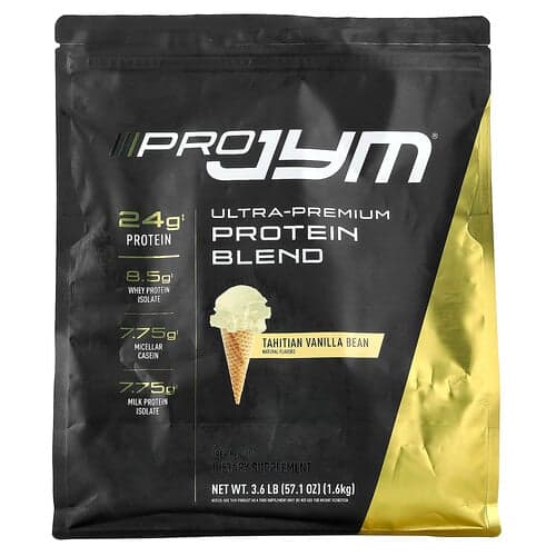 JYM Supplement Science, Pro JYM, Ultra-Premium Protein Blend, Tahitian Vanilla Bean, 3.6 lb (1.6 kg)