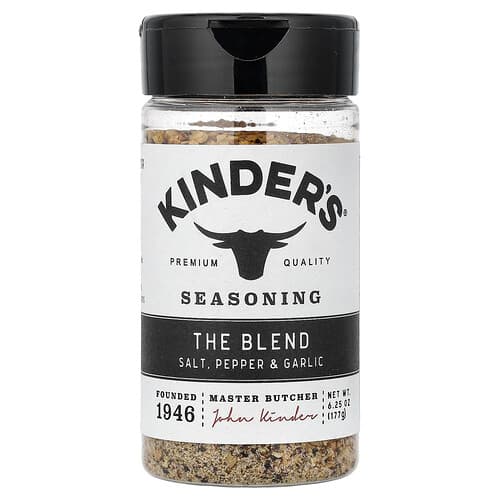 KINDER'S, Seasoning, The Blend, Salt, Pepper & Garlic, 6.25 oz (177 g)