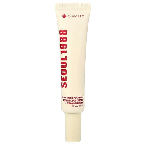 K-Secret, Seoul 1988 Eye Cream, Retinal Liposome 4% + Fermented Bean, 1.01 fl oz (30 ml)