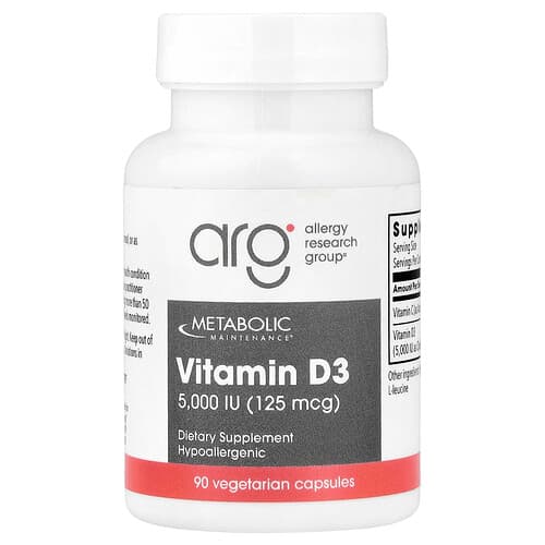 Metabolic Maintenance, Vitamin D-3, 90 Vegetarian Capsules
