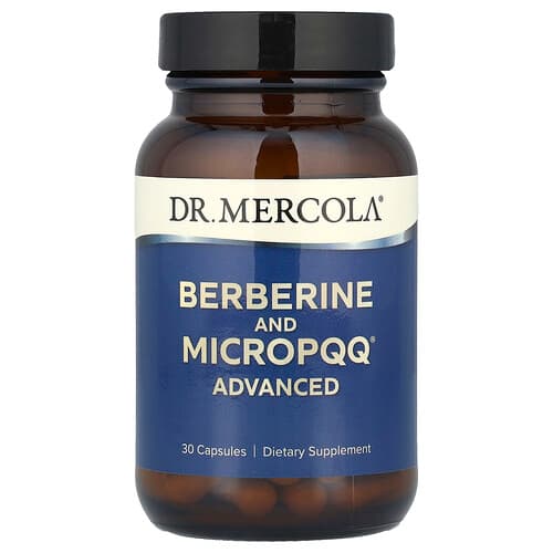 Dr. Mercola, Berberine and MicroPQQ® Advanced, 30 Capsules