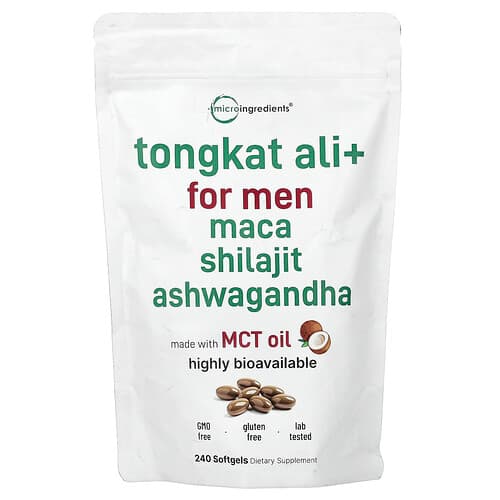 Micro Ingredients, Tongkat Ali+ For Men, 240 Softgels