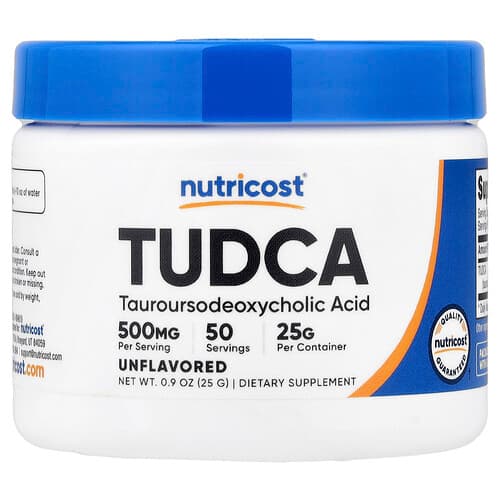 Nutricost, TUDCA, Unflavored, 0.9 oz (25 g)