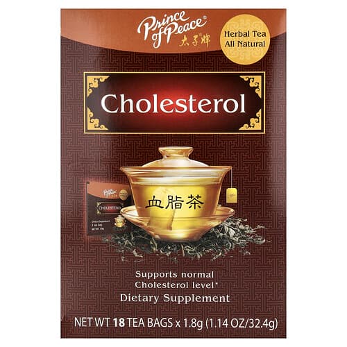 Prince of Peace, Herbal Tea, Cholesterol, 18 Tea Bags, 1.14 oz (32.4 g)
