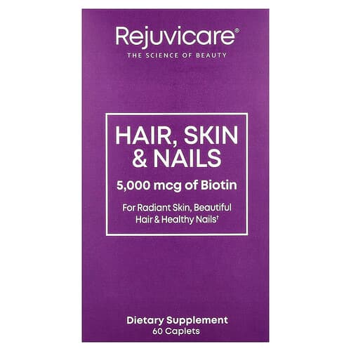 Rejuvicare, Hair, Skin & Nails, 60 Caplets