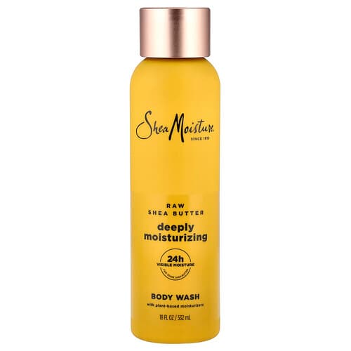 SheaMoisture, Deeply Moisturizing Body Wash, Raw Shea Butter, 18 fl oz (532 ml)