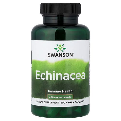 Swanson Vitamins, Echinacea, 400 mg, 100 Vegan Capsules