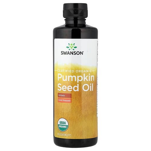 Swanson Vitamins, Certified Organic Pumpkin Seed Oil, 16 fl oz (473 ml)