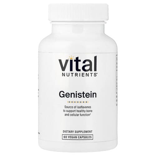 Vital Nutrients, Genistein, 60 Vegan Capsules (125 mg per Capsule)